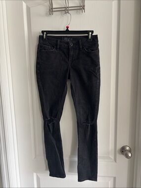 Woman’s Lucky Brand Black Denim Jeans Size 0/25